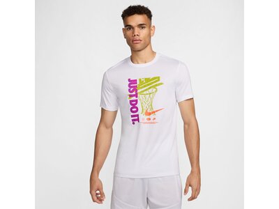 NIKE Herren Fantrikot Dri-FIT Basketball Weiß