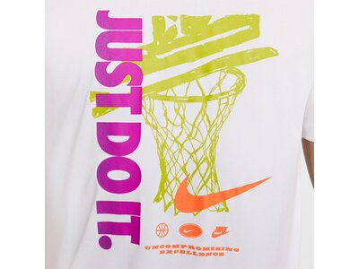 NIKE Herren Fantrikot Dri-FIT Basketball Weiß