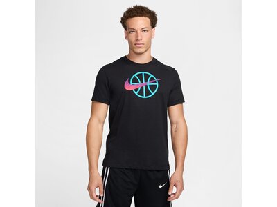 NIKE Herren Fantrikot Dri-FIT Basketball Schwarz