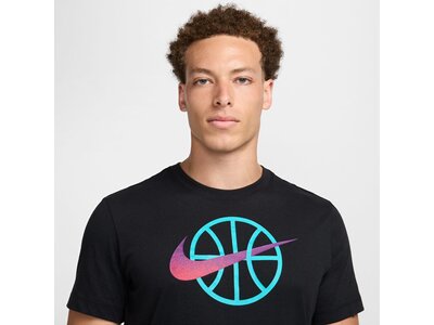 NIKE Herren Fantrikot Dri-FIT Basketball Schwarz