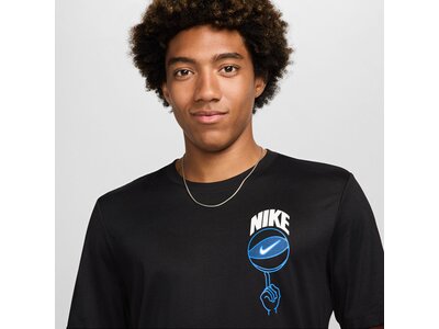 NIKE Herren Fantrikot Dri-FIT Basketball Schwarz