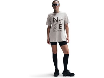 NIKE Damen Shirt SPORTSWEAR TEE BF GLS Silber