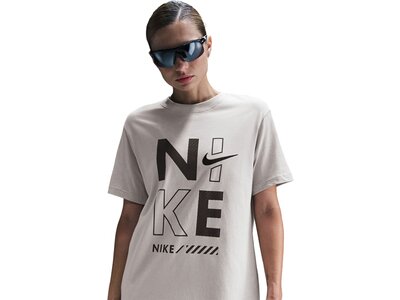 NIKE Damen Shirt SPORTSWEAR TEE BF GLS Silber