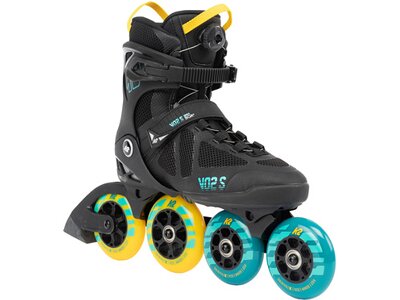 K2 Herren Inlineskates VO2 S 100 X BOA U black_blue_yellow Schwarz