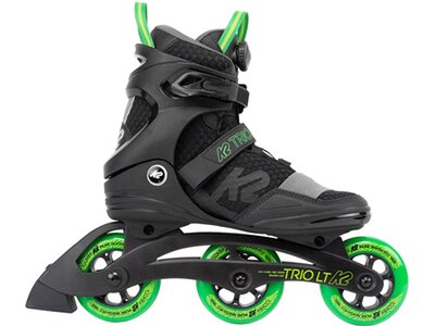 K2 Herren Inlineskates TRIO LT 100 BOA black_green Grau