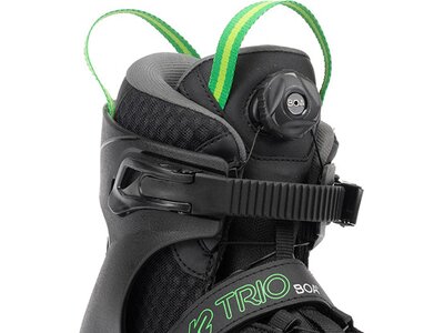 K2 Herren Inlineskates TRIO LT 100 BOA black_green Grau