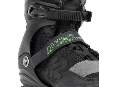 K2 Herren Inlineskates TRIO LT 100 BOA black_green Grau