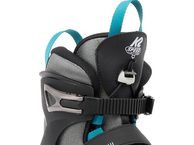 K2 Damen Inlineskates ALEXIS 80 ALU gray_cyan Grau