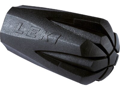 LEKI Nordic Walkingstöcke Trekking- und Walkingstock-Gummipuffer Schwarz