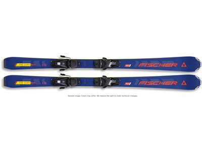 FISCHER Kinder Racing Ski THE CURV PRO JRS + FS7 CA JRS Blau