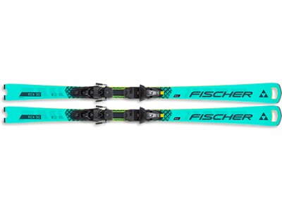 FISCHER Damen Racing Ski RC4 WC SC MT + RSX 12 PR Grün