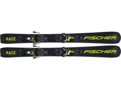 FISCHER Kinder Racing Ski RC4 RACE JR (70-120) JRS + FJ4 CA J Schwarz