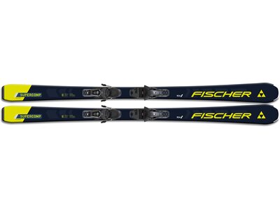 FISCHER Herren Racing Ski RC4 SUPERCOMP SLR + RS 10 SLR Schwarz