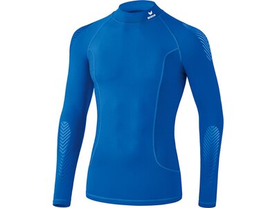 ERIMA Herren Elemental Longsleeve mit Stehkragen Blau