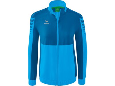 ERIMA Damen Six Wings Präsentationsjacke Blau