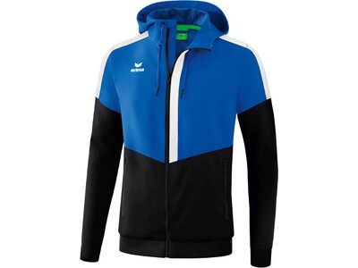 ERIMA Herren Squad Tracktop Jacke mit Kapuze Blau