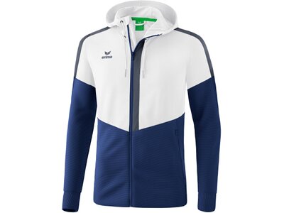 ERIMA Fußball - Teamsport Textil - Jacken Squad Kapuzen-Trainingsjacke Kids Weiß