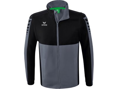 ERIMA Six Wings Jacke mit abnehmbaren Ärmeln Schwarz