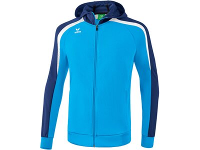 ERIMA Kinder Liga 2.0 Trainingsjacke mit Kapuze Blau