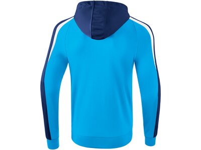 ERIMA Kinder Liga 2.0 Trainingsjacke mit Kapuze Blau