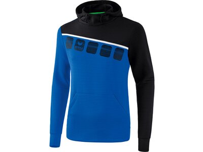 ERIMA Fußball - Teamsport Textil - Sweatshirts 5-C Kapuzensweat Kids Blau