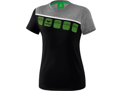 ERIMA Fußball - Teamsport Textil - T-Shirts 5-C T-Shirt Damen Schwarz