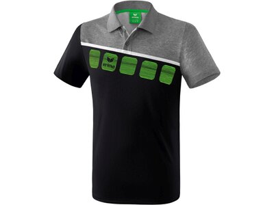 ERIMA Fußball - Teamsport Textil - Poloshirts 5-C Poloshirt Kids Schwarz