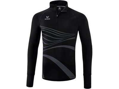 ERIMA Herren Rollkragen RACING longsleeve function Schwarz