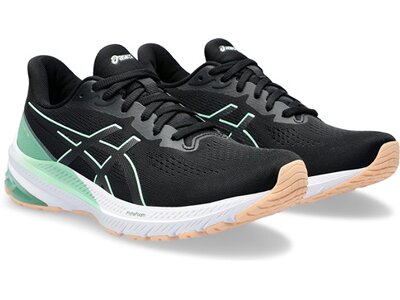 ASICS Damen Laufschuhe GT-1000 12 Schwarz