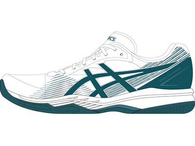 ASICS Herren Tennisoutdoorschuhe Tennis-Schuh GEL-GAME 8 CLAY/OC Pink
