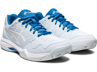 ASICS Damen Tennisoutdoorschuhe GEL-DEDICATE 7 CLAY Grau