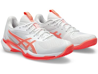 ASICS Damen Tennisoutdoorschuhe SOLUTION SPEED FF 3 CLAY Silber