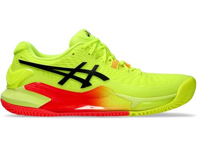 ASICS Damen Tennisoutdoorschuhe GEL-RESOLUTION 9 CLAY PARIS Gelb