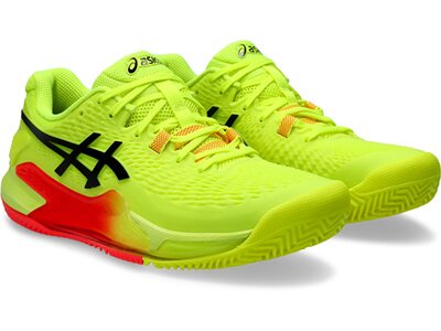 ASICS Damen Tennisoutdoorschuhe GEL-RESOLUTION 9 CLAY PARIS Gelb
