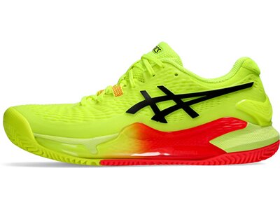 ASICS Damen Tennisoutdoorschuhe GEL-RESOLUTION 9 CLAY PARIS Gelb