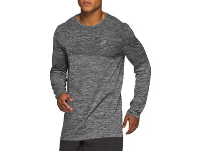 Herren RACE SEAMLESS LS Schwarz