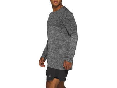 Herren RACE SEAMLESS LS Schwarz