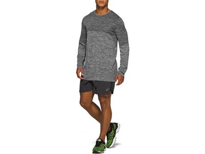 Herren RACE SEAMLESS LS Schwarz