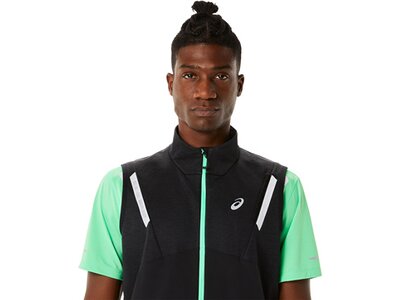 ASICS Herren Jacke LITE-SHOW VEST Schwarz