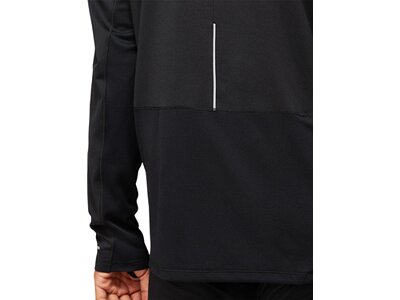 ASICS Herren T-Shirt LITE-SHOW WINTER 1/2 ZIP TOP Schwarz