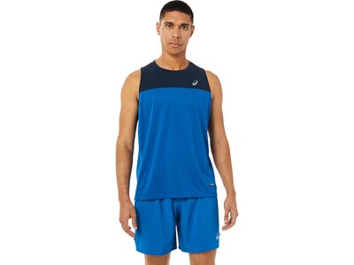 ASICS Herren T-Shirt RACE SINGLET Blau