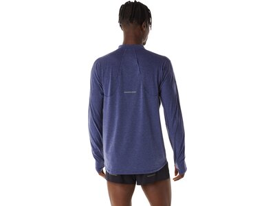 ASICS Herren T-Shirt METARUN™ 1/2 ZIP LS TOP Grau