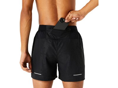 ASICS Herren Shorts LITE-SHOW 2-N-1 5IN SHORT Schwarz