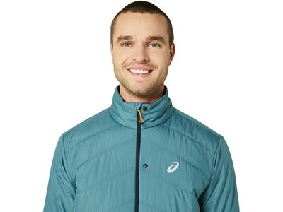ASICS Herren Jacke WINTER RUN JACKET Grau