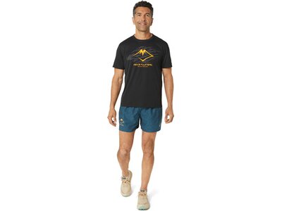 ASICS Herren T-Shirt FUJITRAIL LOGO SS TOP Braun