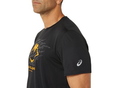 ASICS Herren T-Shirt FUJITRAIL LOGO SS TOP Braun