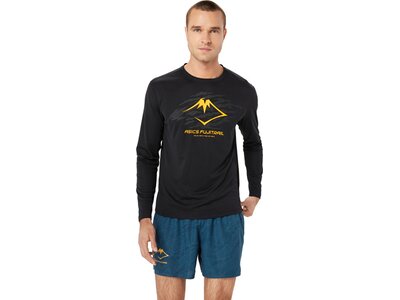 ASICS Herren T-Shirt FUJITRAIL LOGO LS TOP Braun