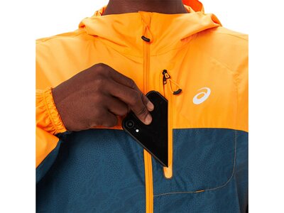 ASICS Herren Jacke FUJITRAIL PACKABLE WINDBREAKER Orange