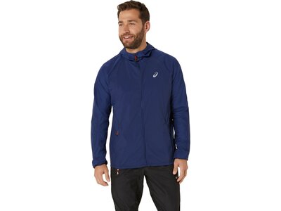 ASICS Herren Jacke ROAD PACKABLE JACKET Blau