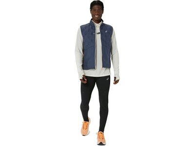 ASICS Herren T-Shirt METARUN WINTER LS HOODIE Grau